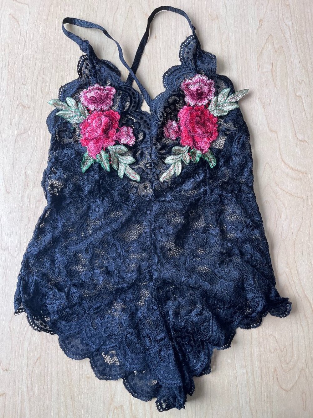 Lingerie Bundle (3 Pieces) Black/Lace/Mesh Small